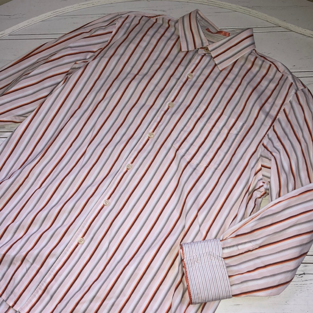 Tommy Bahama Long Sleeve Button Down, Large